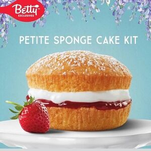 Betty Crocker Bridgerton Petite Sponge Cake Kit 8.6oz Limited Edition Netflix‎